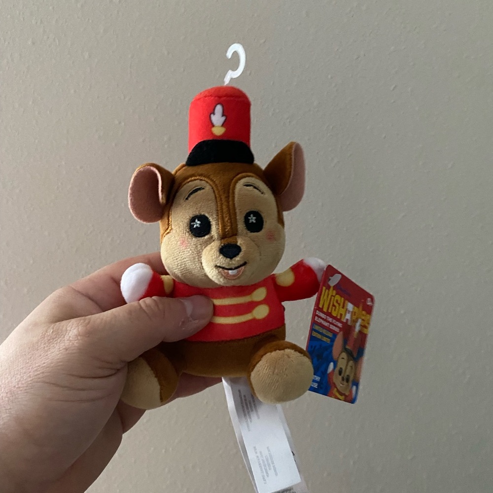 Disney Dumbo Flying Elephant Wishables Plush ~ Timothy Mouse ~ BNWT